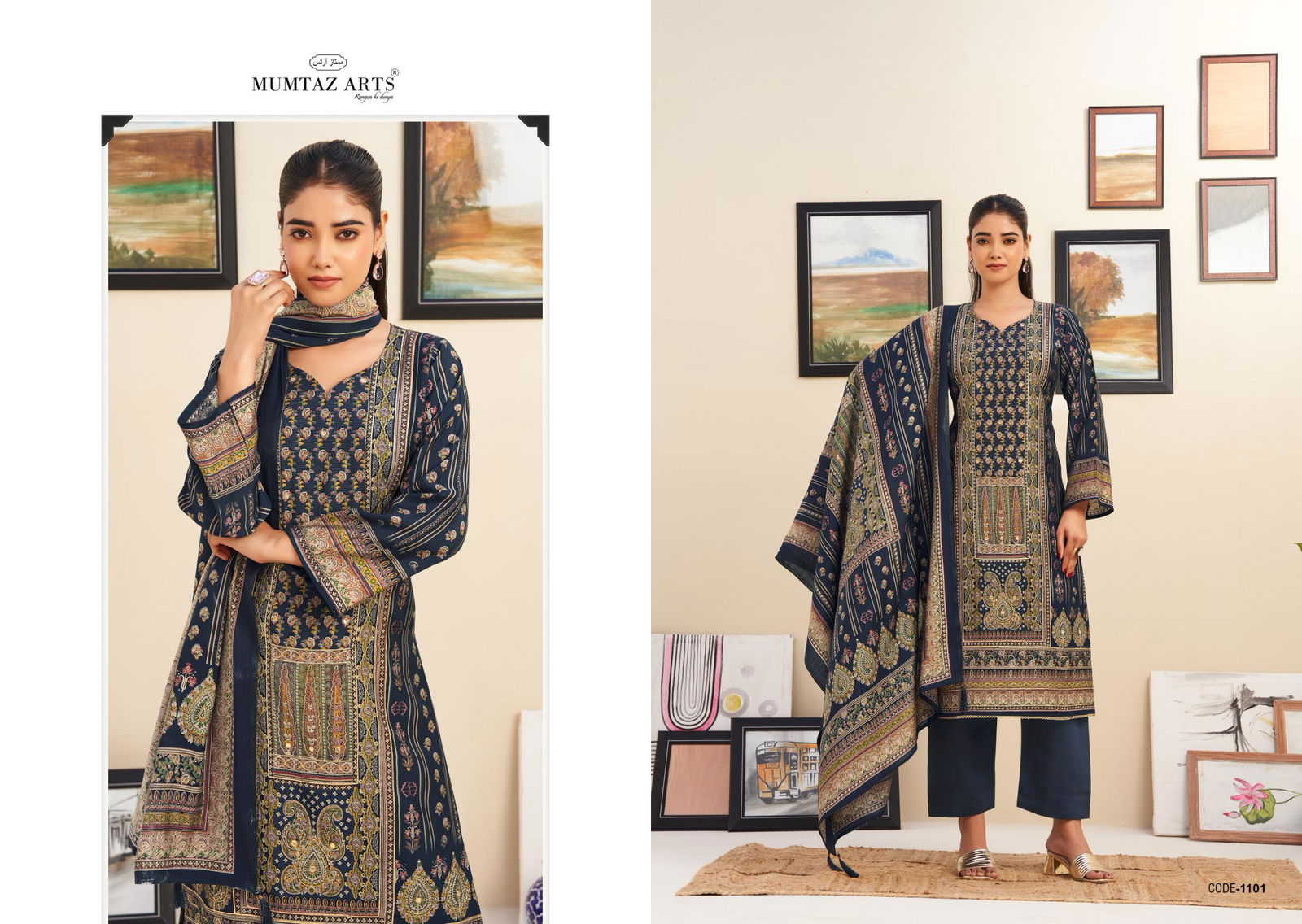 Nayaab Vol 7 By Mumtaz Viscose Muslin Digital Printed Dress Material Orders In India